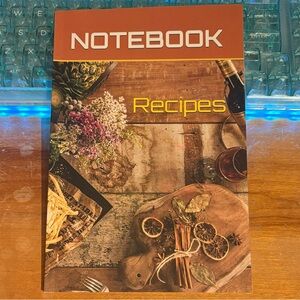 Food Themed Soft Cover Recipe Notebook Journal